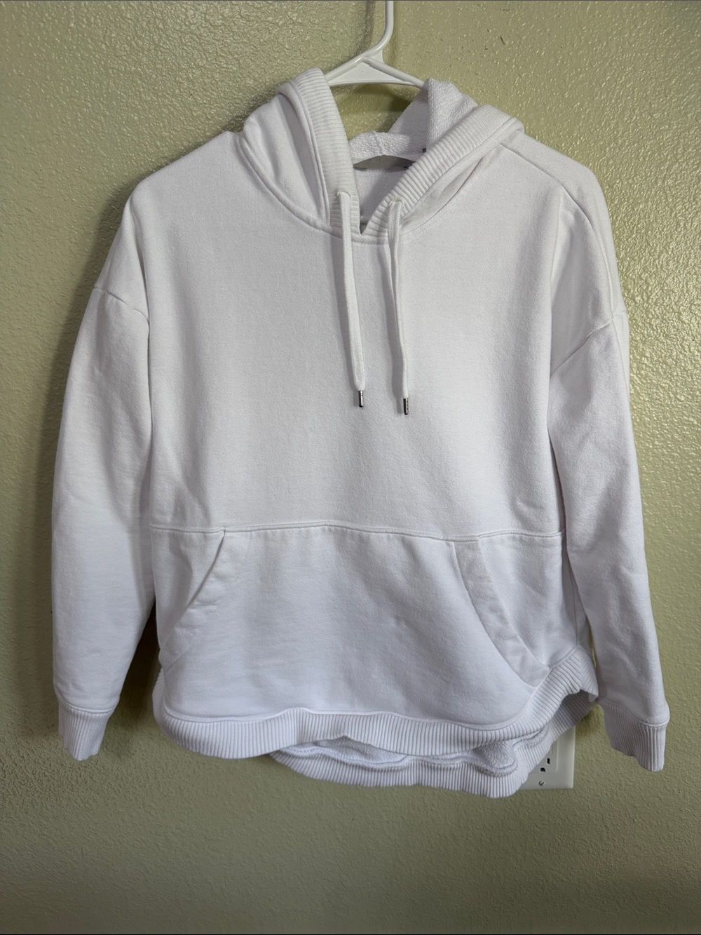 Athleta White Women's Hooded Pullover Sweatshirt